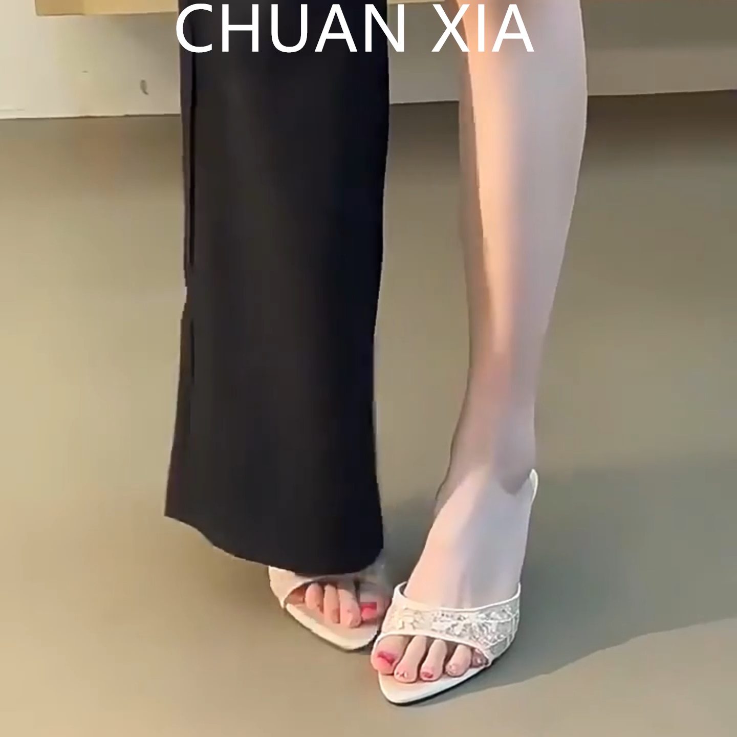 羊皮版-温柔晚晚风蕾丝凉