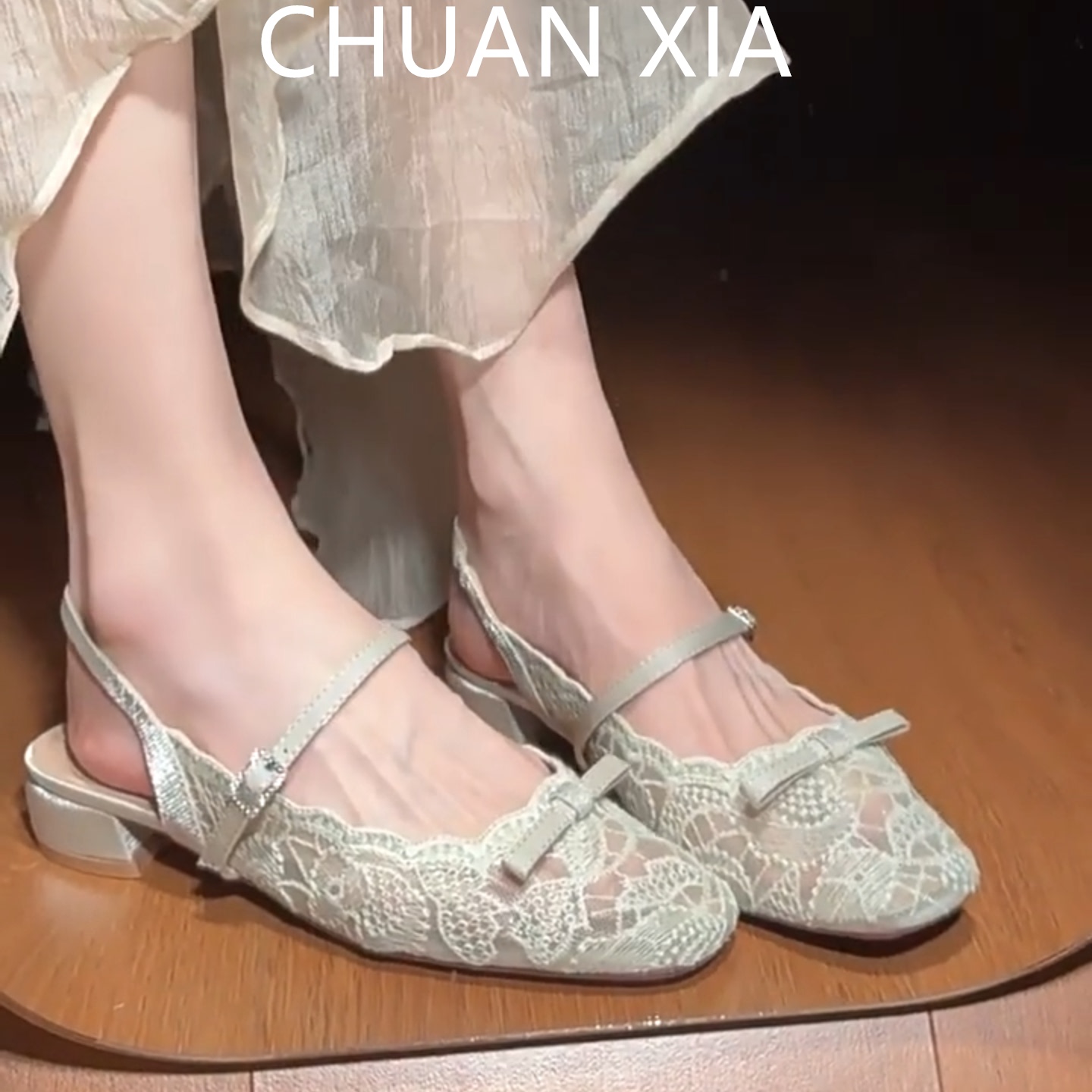 羊皮版!仙女风蕾丝包头