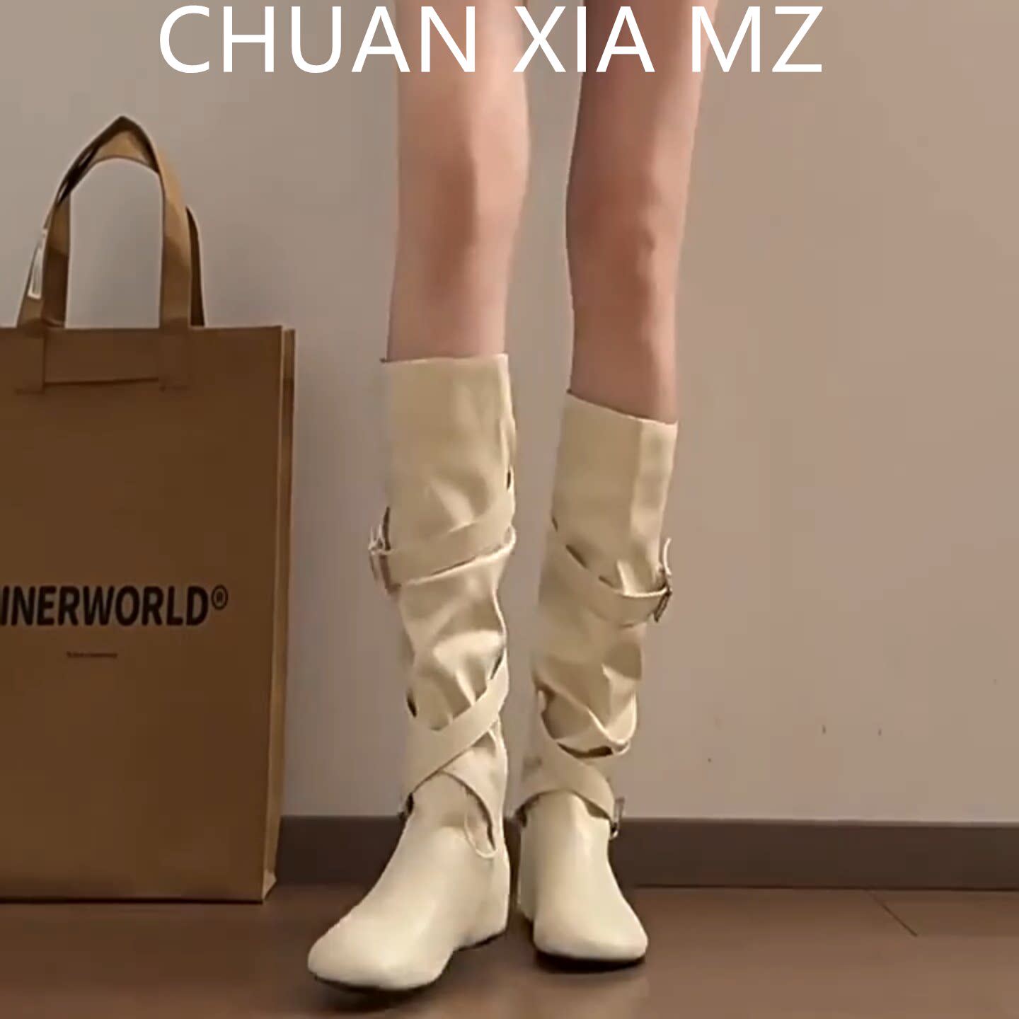 羊皮版·内增高皮带扣机