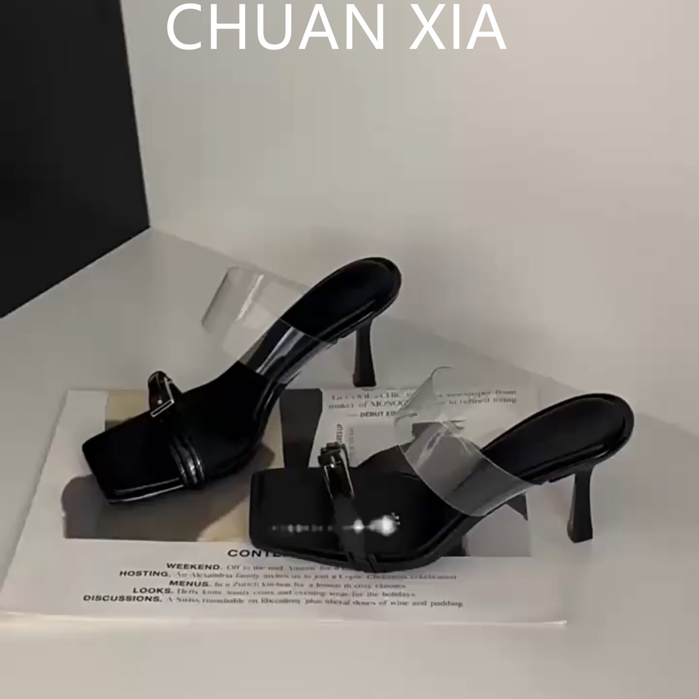 羊皮版-绝美皮带扣透明一