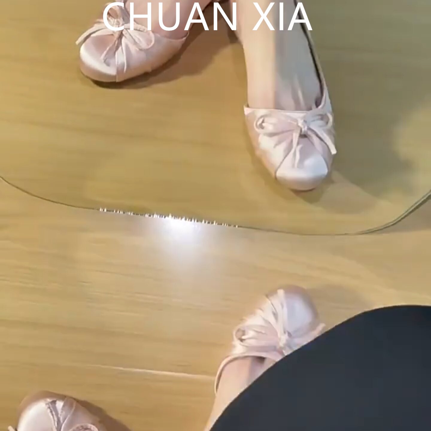 羊皮版!粉色绸缎蝴蝶结