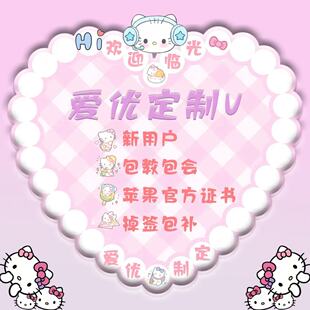 特价秒出/定制v/ios定制/酸果/美化主题/猪咪/菠萝/苹果个人证书