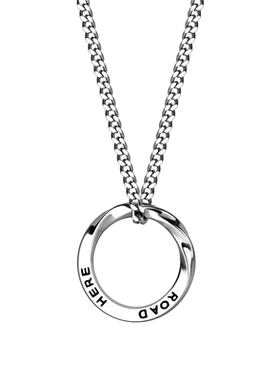 钛钢莫比乌斯男高级感吊坠