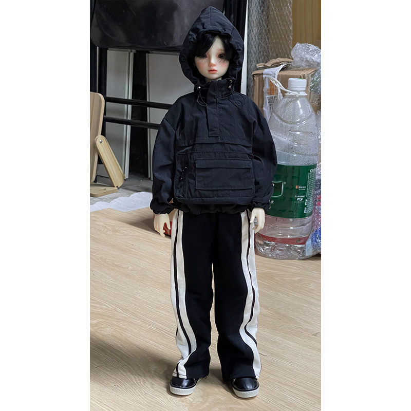 肥仔大佬4分bjd冲锋衣外套娃衣4分体dfh纤细体冲锋上衣娃衣