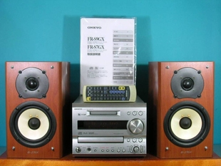 稀有稀有，日本打理好，橙色蘋，安桥ONKYO FR-7GX组合音响一套！