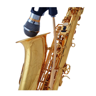 萨克斯话筒支架降E中音夹子 中音话筒夹 演出无线麦话筒架麦克风