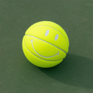 TENNIS 代购 MARKET SMILEY 网球质感笑脸7号球收藏摆件标准球篮球