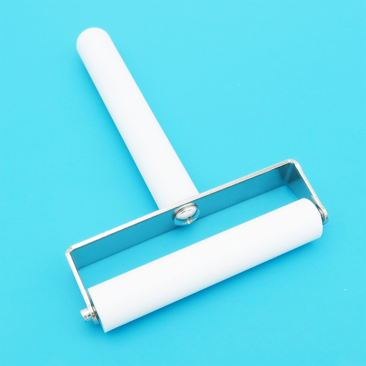 创新/滚轮 不锈钢推轮 腹膜压膜 触摸屏手机贴膜工具硅胶手动滚筒