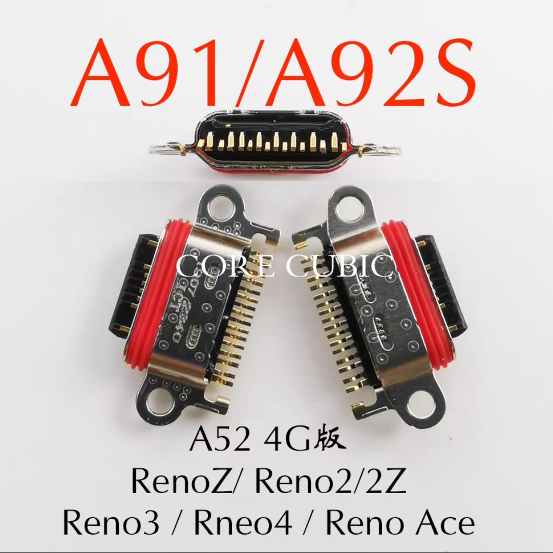 适用OP Reno3 Reno3pro 3z ACE2 Reno4 4pro A91 A92S尾插 接口