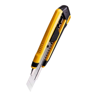 得力美工刀大号18mm重型墙壁裁纸刀片加厚刀具架耐用多功能工业级