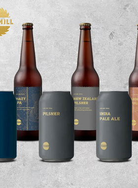 新西兰原装进口锯厂精酿啤酒 酒花皮尔森/浑浊IPA 330ml 锯厂啤酒