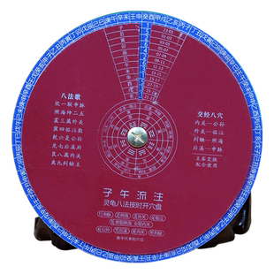 金属子午流注与灵龟八法盘取穴中医针灸针开穴查询盘推算盘