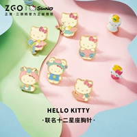 Hello Kitty, hello kitty, брошь, милые знаки зодиака, японский мультяшный значок, булавка, женский стиль