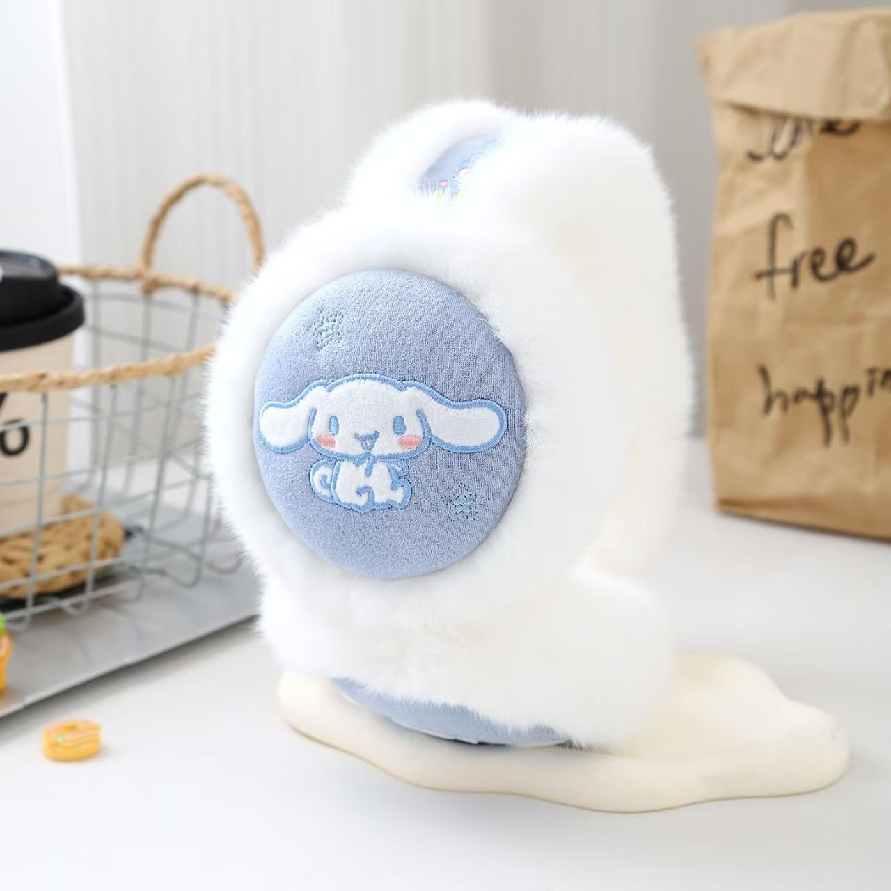 大耳狗耳罩女冬保暖耳套冬