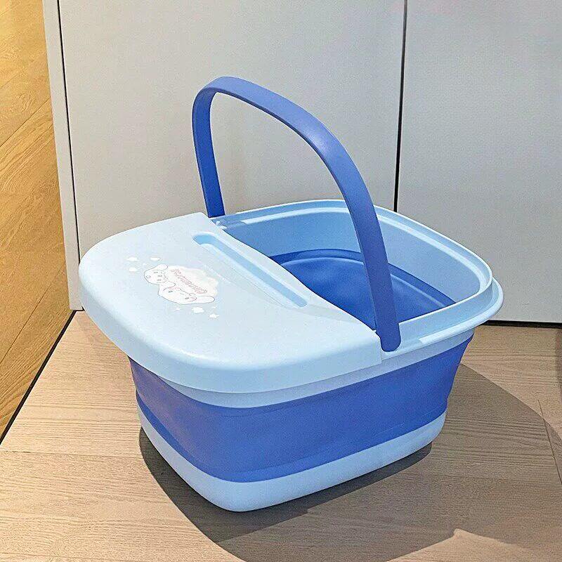 玉桂狗泡脚桶家用可折叠加厚