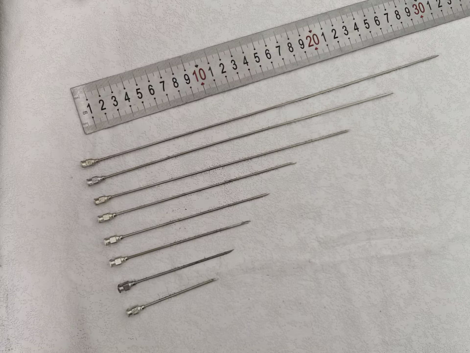 18号 60-300mm 精密点胶不锈钢针头加长尖针头斜口针实验平头平口