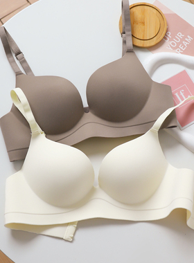 内衣女小胸聚拢无钢圈防下垂收副乳上托2022新款爆款性感无痕文胸