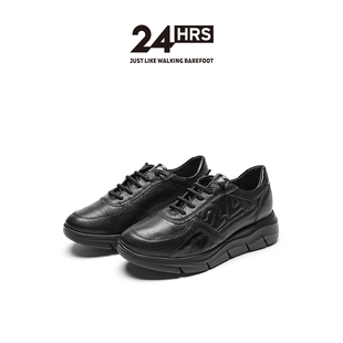 24Hrs西班牙24小时进口女士厚底单鞋 休闲时尚运动鞋26660