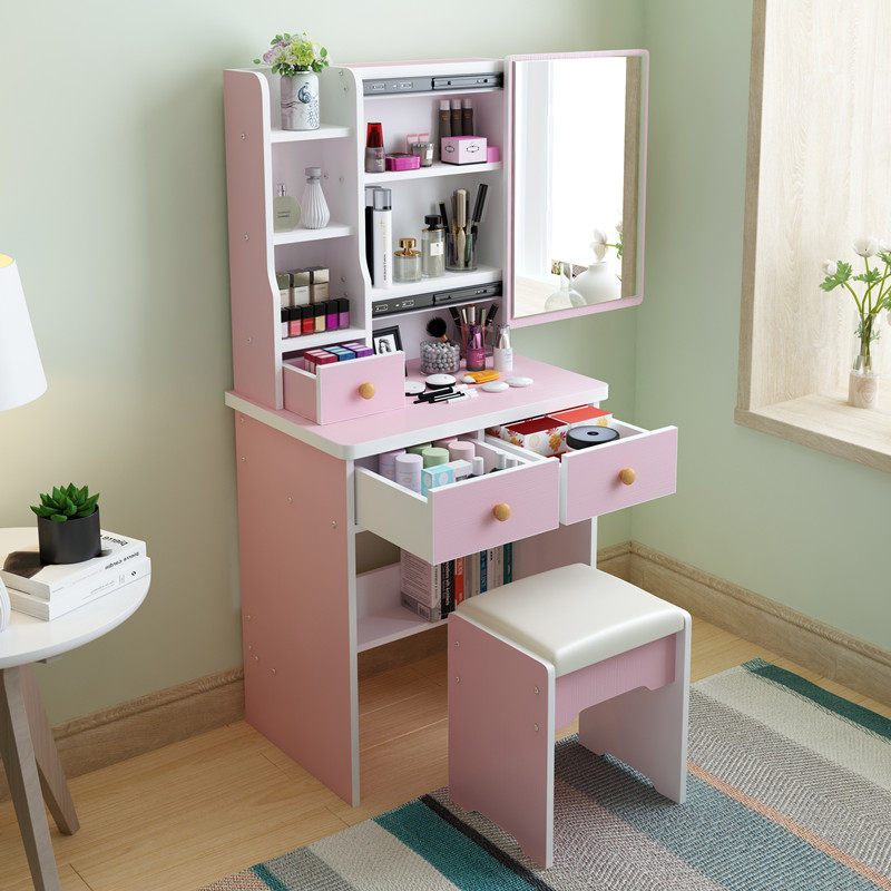 梳妝台臥室小戶型簡約化妝桌60cm迷妳化妝櫃經濟型化妝台梳妝桌子在類目 住宅傢俱, 桌類, 梳妝檯/桌中 - 來自Buy2taobao.com提供專業的淘寶代購服務