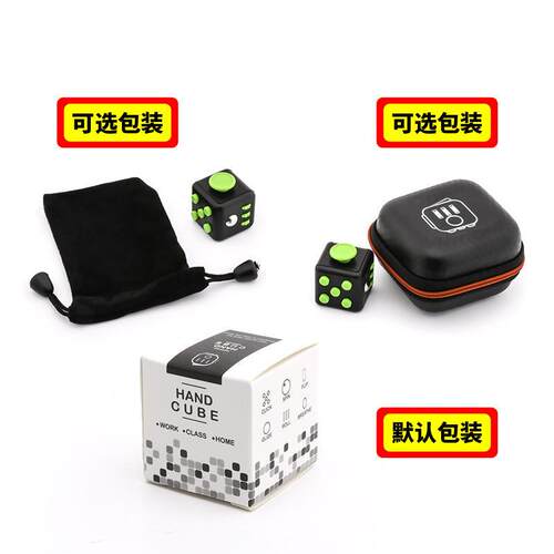 2.8CM美国Fidgetcube减压魔方解少压力烦躁骰子益智创意跨境爆款