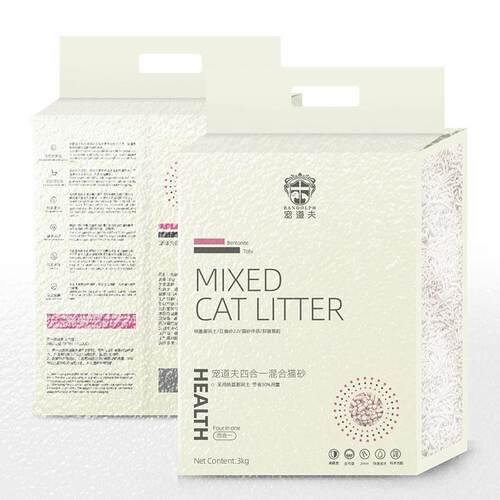 宠道夫混合猫砂除臭活性炭奶香豆腐猫砂活性炭无尘膨润土猫沙爆款