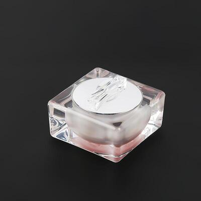 工厂直销亚克力方瓶 护肤品瓶子 15g膏霜瓶  20g透明面霜瓶眼爆款