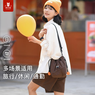 2025新款相机包女斜挎富士佳能拍立得尼康ccd微单可爱单反外出旅行高颜值复古奥林巴斯防撞便携大容量防震