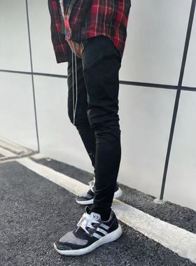 【现货秒发】FOG第三季3rd纯黑布裤修身显瘦休闲裤比伯Jerry同款