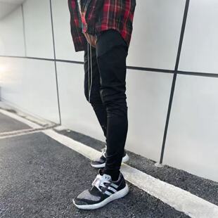 【现货秒发】FOG第三季3rd纯黑布裤修身显瘦休闲裤比伯Jerry同款