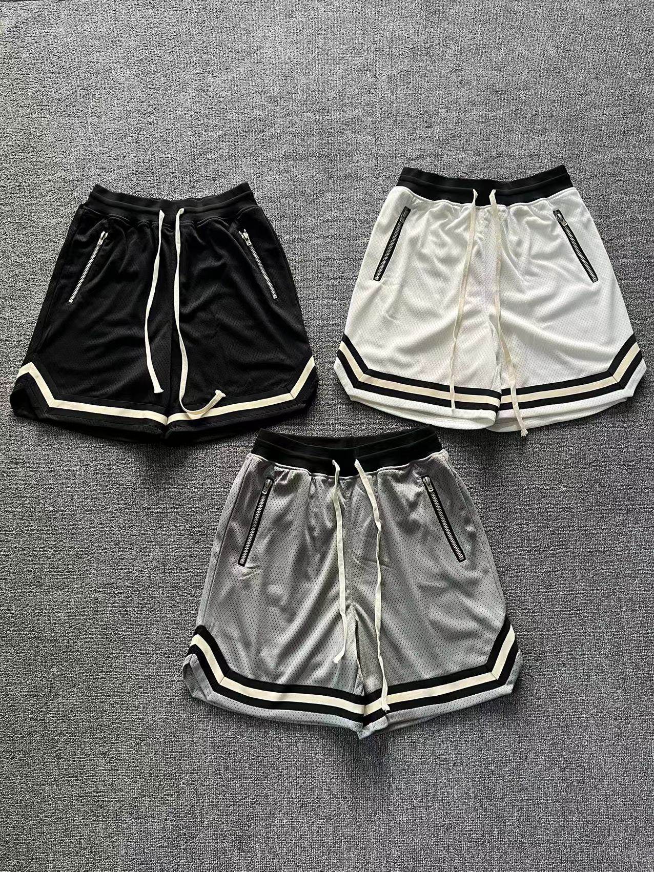 重磅第五季网眼短裤双层面料质感高街休闲五分裤微弹透气男女