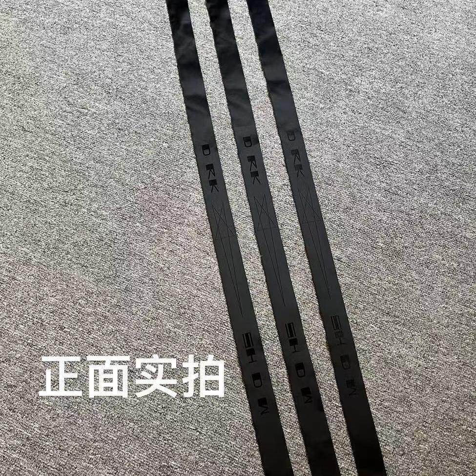 RO暗黑风格字母提花飘带蜡裤巫师帽辅料配饰挂件走拍神器飘绳高街
