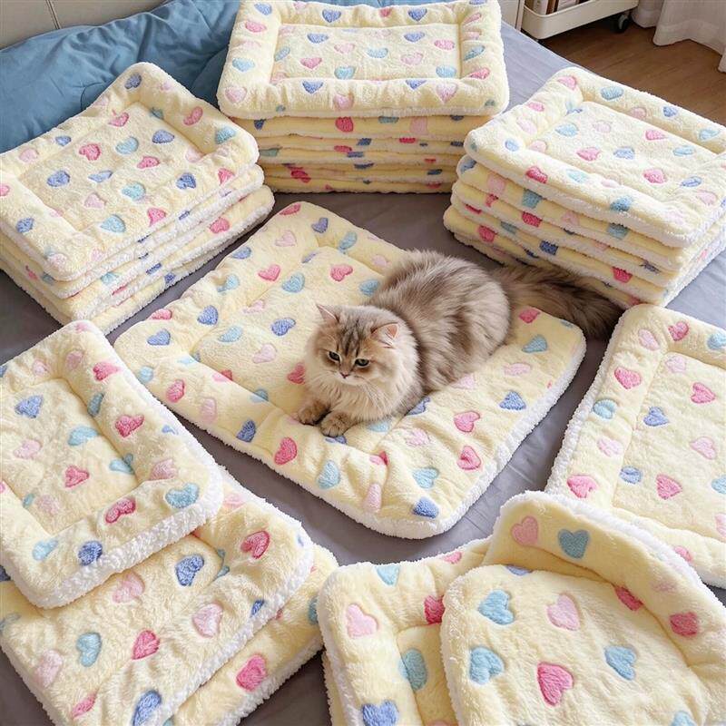 垫子宠物用冬加厚小猫睡垫小中大型犬狗垫隔凉床上用地垫被子毛毯