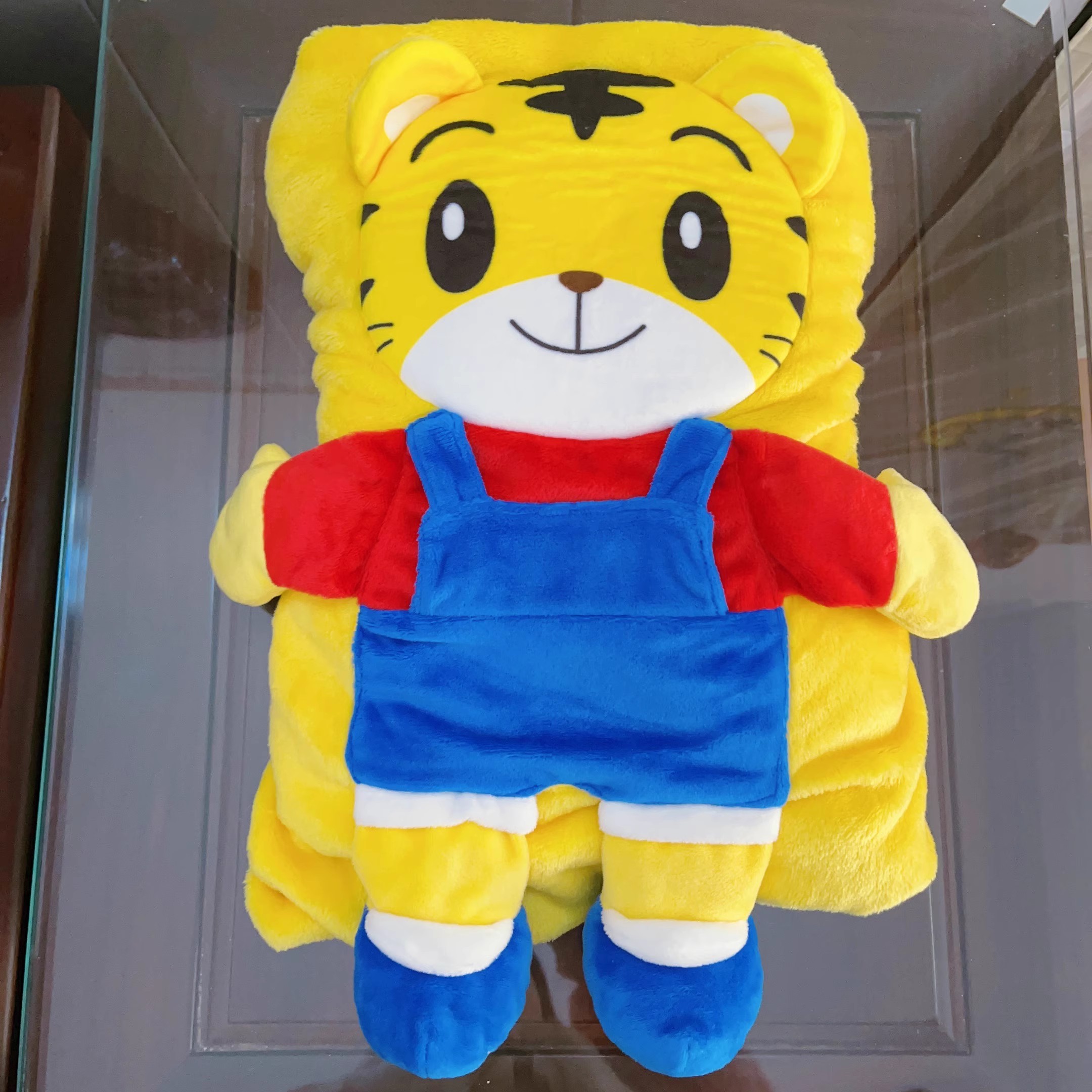 全新巧虎kids柔软大绒毯巧虎超柔公仔玩偶毛绒人偶超大绒毯可爱