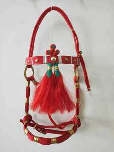 铭浩马具水勒龙头马术用品马具挽具婚庆旅游车用品 马笼套/马笼头