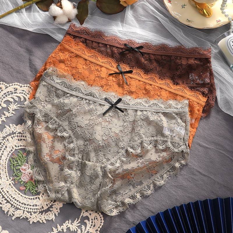 女士内裤女冰丝全纯棉舒适透气低腰日系少女生蕾丝夏超薄款短裤头,女士内衣/男士内衣/家居服,女三角裤,淘宝优惠券,粉丝福利购,淘宝优惠卷