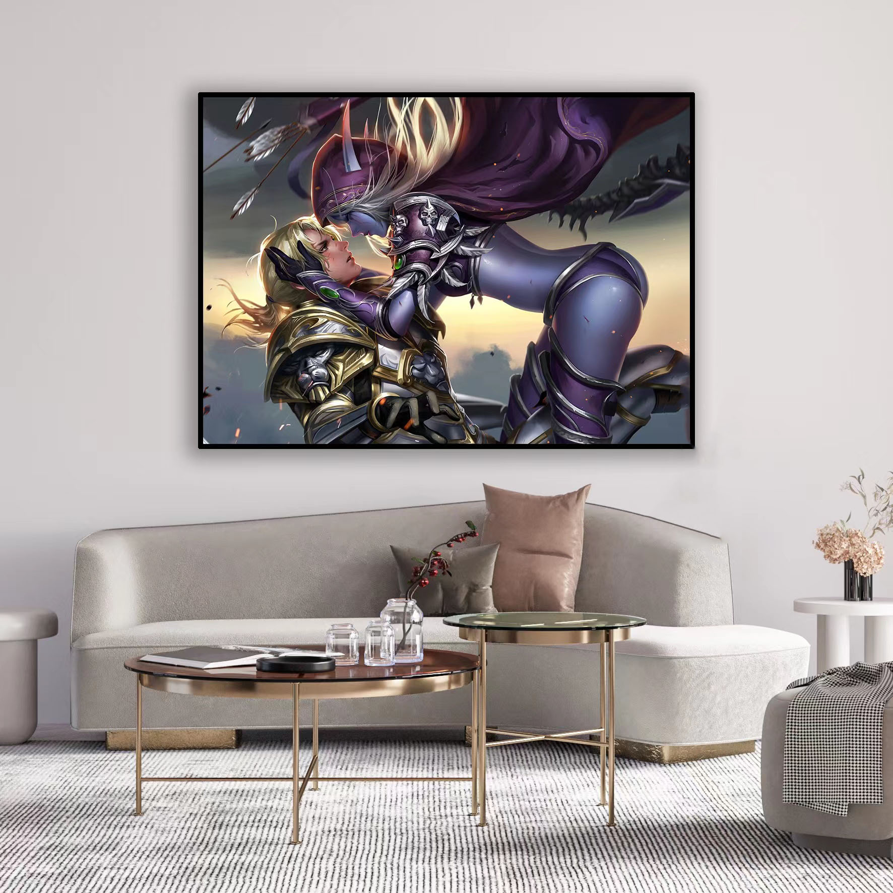 魔兽世界装饰画电竞游戏网吧挂画