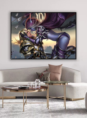 魔兽世界装饰画电竞游戏网吧挂画