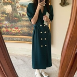 Длинная юбка, пиджак классического кроя, рубашка, сексуальное платье, по фигуре, яркий броский стиль, рукава фонарики, французский стиль