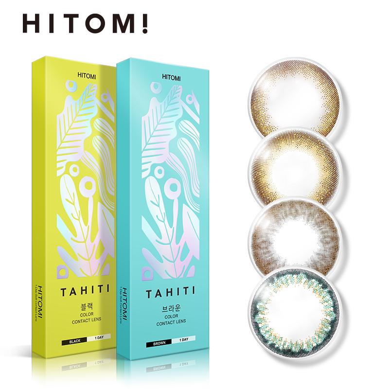 【日/月抛盲盒】HITOMI希多蜜美瞳日/月抛彩色隐形近视眼镜