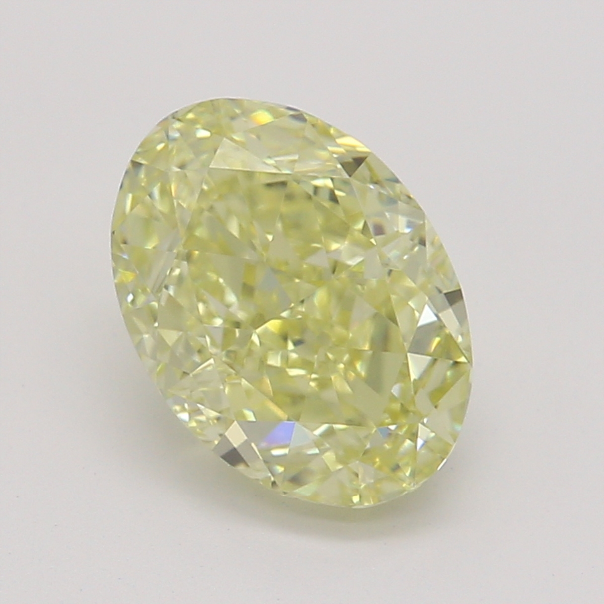CY宝饰 GIA彩钻1.01克拉中彩黄色FY / VS1椭圆形裸钻裸石