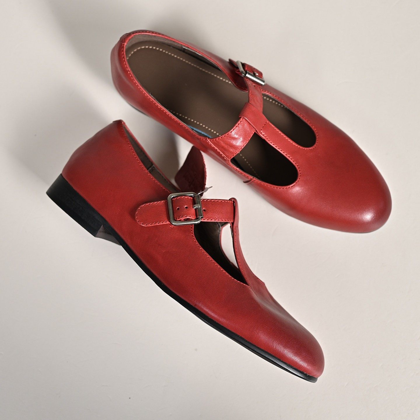 步享~法式优雅玛丽珍鞋女软底2026春季新款圆头平底真皮浅口单鞋,女鞋,玛丽珍鞋,淘宝优惠券,粉丝福利购,淘宝优惠卷