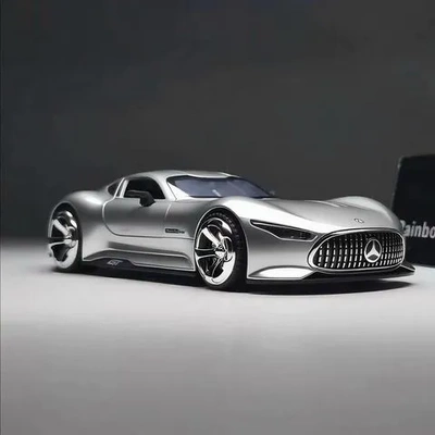 奔驰跑车模型孩子礼物同款品质男仿真合金收藏蝙蝠侠visionGT级别