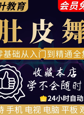 肚皮舞零基础视频教程自学入门动作分解舞蹈教学肚皮舞跳舞课程