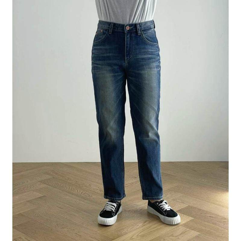 韩国adlib弹力九分烟管裤女