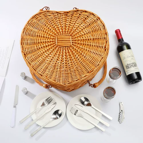 Плетеная посуда, дорожная система хранения, портативная корзина для хранения, «сделай сам»