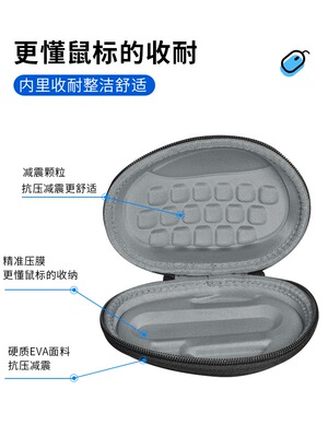 适用罗技MX anywhere3收纳包Anywhere2s鼠标包Master2/3s收纳包