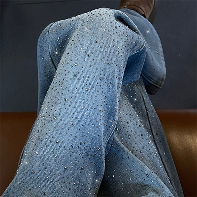 冬季加绒他那里喇叭阔腿裤