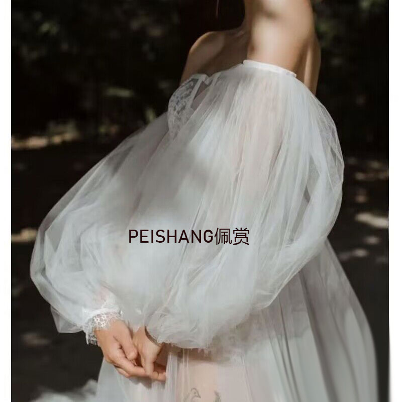 佩赏新娘手套网纱蕾丝手袖