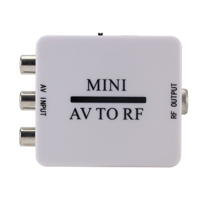 AV转RF视频接收器RF频段67.25Mhz61.25MhzAV转RF放大器电视转换器