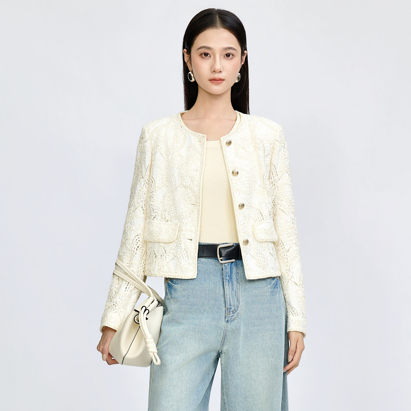 小香风短外套女气质通勤上衣